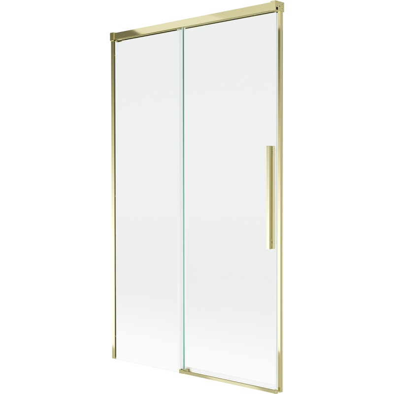 Mexen Rox dvojkrídlový posuvný sprchový kút 100 x 150 cm, transparentný, zlatý - 8C9-100-001-50-00
