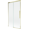 Mexen Rox dvojkrídlový posuvný sprchový kút 100 x 150 cm, transparentný, zlatý - 8C9-100-001-50-00