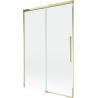 Mexen Rox sprchový kút dvojkrídlový zasúvací 120 x 150 cm, transparentný, zlatý - 8C9-120-001-50-00