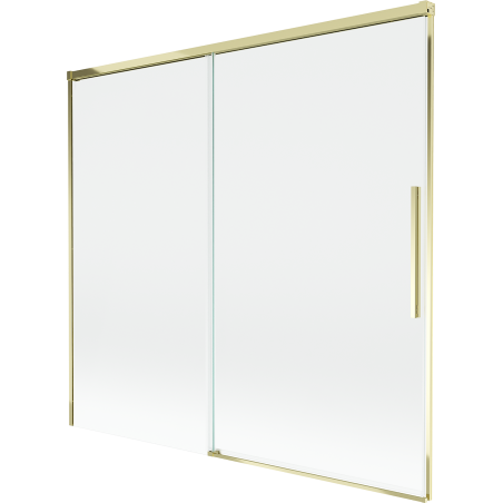 Mexen Rox sprchová stena dvojkrídlová posuvná 170 x 150 cm, transparentná, zlatá - 8C9-170-001-50-00