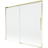 Mexen Rox sprchová stena 2-krídlová posuvná 180 x 150 cm, transparentná, zlatá - 8C9-180-001-50-00