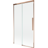 Mexen Rox sprchová zástena 2-krídlová posuvná 100 x 150 cm, transparentná, ružové zlato - 8C9-100-001-60-00