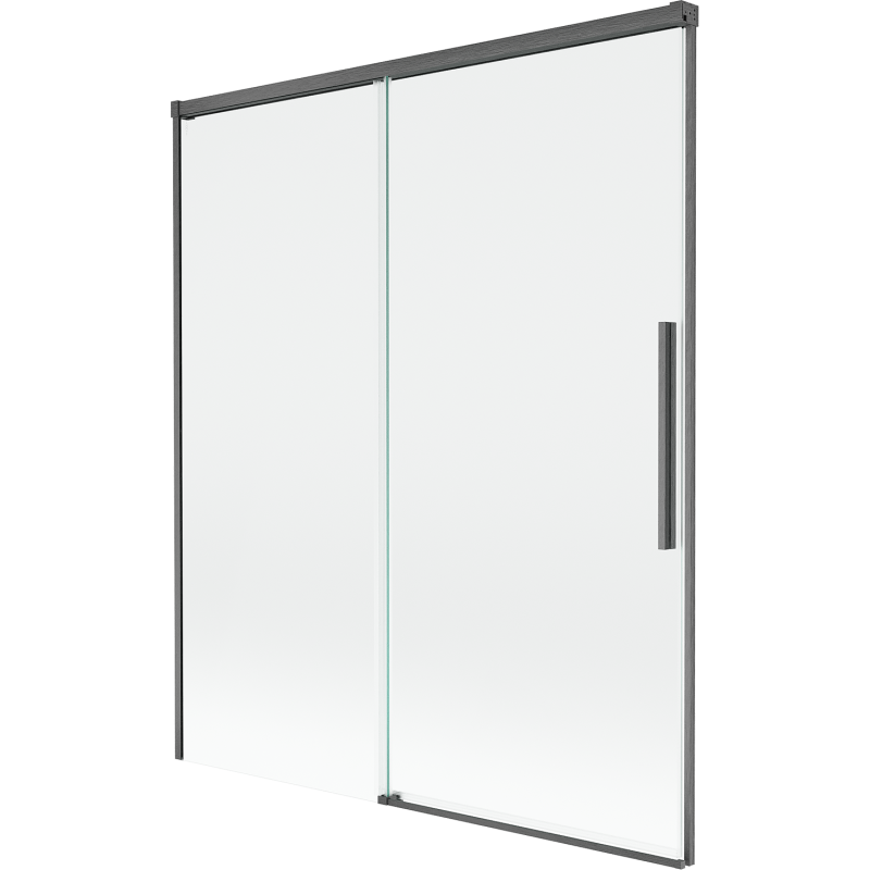 Mexen Rox 2-krídlová posuvná sprchová zástena 140 x 150 cm, transparentná, brúsená zbraňová šedá - 8C9-140-001-66-00