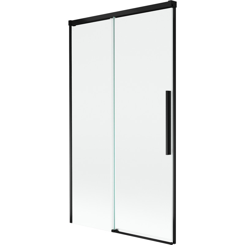 Mexen Rox dvojkrídlové posuvné vaňové zásteny 100 x 150 cm, transparentné, čierne - 8C9-100-001-70-00