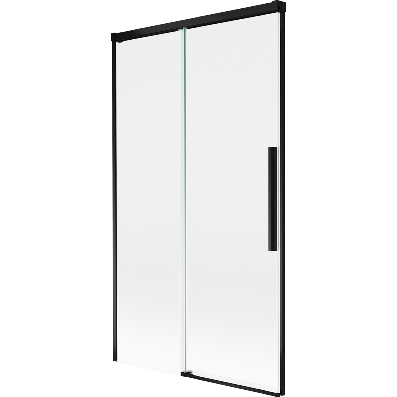 Mexen Rox sprchová stena na vaňu 2-krídlová posuvná 100 x 150 cm, transparentná, čierna - 8C9-100-001-70-00