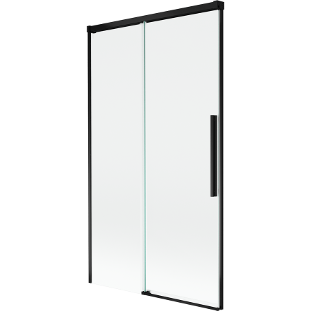 Mexen Rox sprchová stena na vaňu 2-krídlová posuvná 100 x 150 cm, transparentná, čierna - 8C9-100-001-70-00