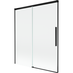 Mexen Rox posuvná vaňová zástena dvojkrídlová 140 x 150 cm, transparentná, čierna - 8C9-140-001-70-00