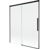 Mexen Rox posuvná vaňová zástena dvojkrídlová 140 x 150 cm, transparentná, čierna - 8C9-140-001-70-00