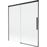 Mexen Rox dvojdverové posuvné vanové zástěny 150 x 150 cm, transparentné, čierne - 8C9-150-001-70-00