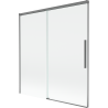 Mexen Rox sprchová zástena dvojkrídlová posuvná 150 x 150 cm, transparentná, gun metal - 8C9-150-001-95-00