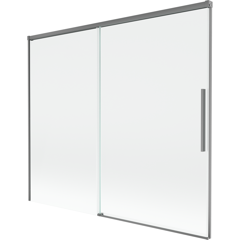 Mexen Rox 2-krídlové zasúvacie sprchové zásteny 180 x 150 cm, transparentné, gun metal - 8C9-180-001-95-00