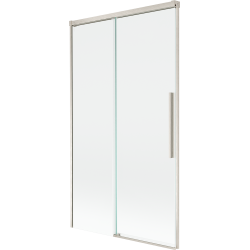 Mexen Rox sprchová zástenka dvojkrídlová posuvná 100 x 150 cm, transparentná, brúsený nikel - 8C9-100-001-97-00