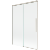 Mexen Rox vaňová zástena 2-krídlová posuvná 120 x 150 cm, transparentná, brúsený nikel - 8C9-120-001-97-00