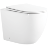 Mexen Lena stojaca WC miska Rimless Tornado s pomaly uzatvárajúcim sa slim sedátkom, duroplast, biely lesk - 3222T4000