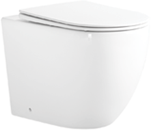 Mexen Lena stojaca WC miska Rimless Tornado s pomaly uzatvárajúcim sa slim sedátkom, duroplast, biely lesk - 3222T4000