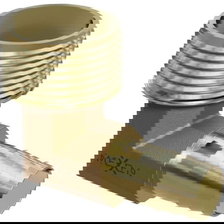 Mexen BRASS mosadzná prípojka k váku koleno 1/2 GZ x 10 mm - W97423-1210