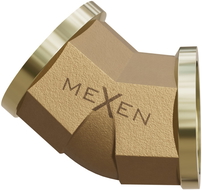 Mexen BRASS koleno 45° mosadzné 1 GW x 1 GW - W97424-1010