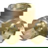 Mexen BRASS mosadzná odbočka 3D 1/2 GW x 1/2 GW x 1/2 GW - W97425-121212