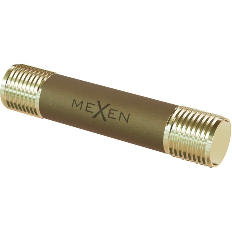 Mexen BRASS mosadzný nátrubok so závitom 1/2 GZ x 1/2 GZ, 50 mm - W97427-1212-50