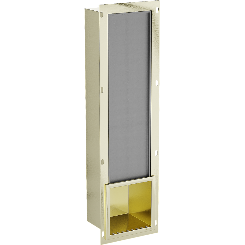 Mexen X-Wall-B zásobník na toaletný papier, zlatý kartáčovaný - 1955