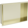 Mexen X-Wall-NR nástenná polica bez rámu 45 x 30 cm, zlatá kartáčovaná - 1951453010