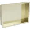 Mexen X-Wall-R nástenná polica s golierom 45 x 30 cm, zlatá kartáčovaná - 1950453010