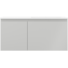 Mexen Orio kúpeľňová skrinka 100 cm s umývadlom Otis pravým, 1S, 1D, sivá matná/biela matná - 91A13-10047-3-BBFF62-W18P01