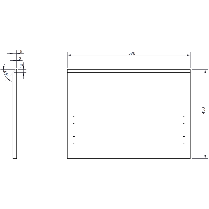 Mexen Orio kúpeľňová skrinka 100 cm s umývadlom Otis pravá, 1S, 1D, grafit mat/biela mat - 91A13-10047-3-BBFF66-W18P01