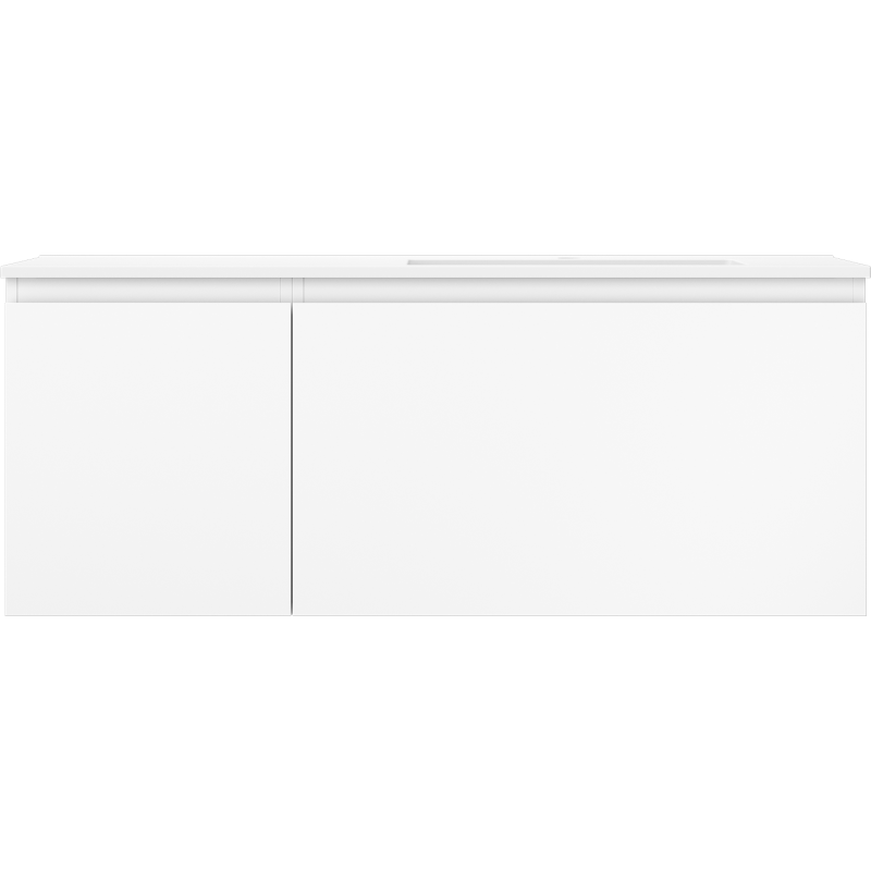 Mexen Orio kúpeľňová skrinka 120 cm s umývadlom Otis pravou, 1S, 1D, biela matná - 91A13-12047-3-BBFF01-W18P01