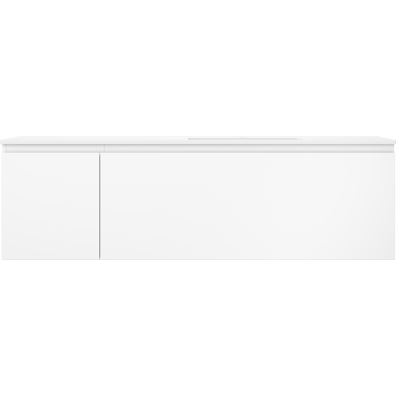 Mexen Orio kúpeľňová skrinka 160 cm s umývadlom Otis pravá, 1S, 1D, biela mat - 91A13-16047-3-BBFF01-W18P01