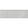 Mexen Orio kúpeľňová skrinka 160 cm s pravým umývadlom Otis, 1S, 1D, sivý mat/biely mat - 91A13-16047-3-BBFF62-W18P01
