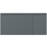 Mexen Orio kúpeľňová skrinka 100 cm s umývadlom Vela ľavým, 1S, 1D, grafit matná/biela matná - 91A13-10047-3-BBFF66-W23L01