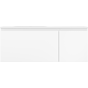Mexen Orio kúpeľňová skrinka 120 cm s umývadlom Vela ľavou, 1S, 1D, biela mat - 91A13-12047-3-BBFF01-W23L01