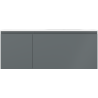 Mexen Orio kúpeľňová skrinka 120 cm s umývadlom Vela pravé, 1S, 1D, grafit mat/biela mat - 91A13-12047-3-BBFF66-W23P01