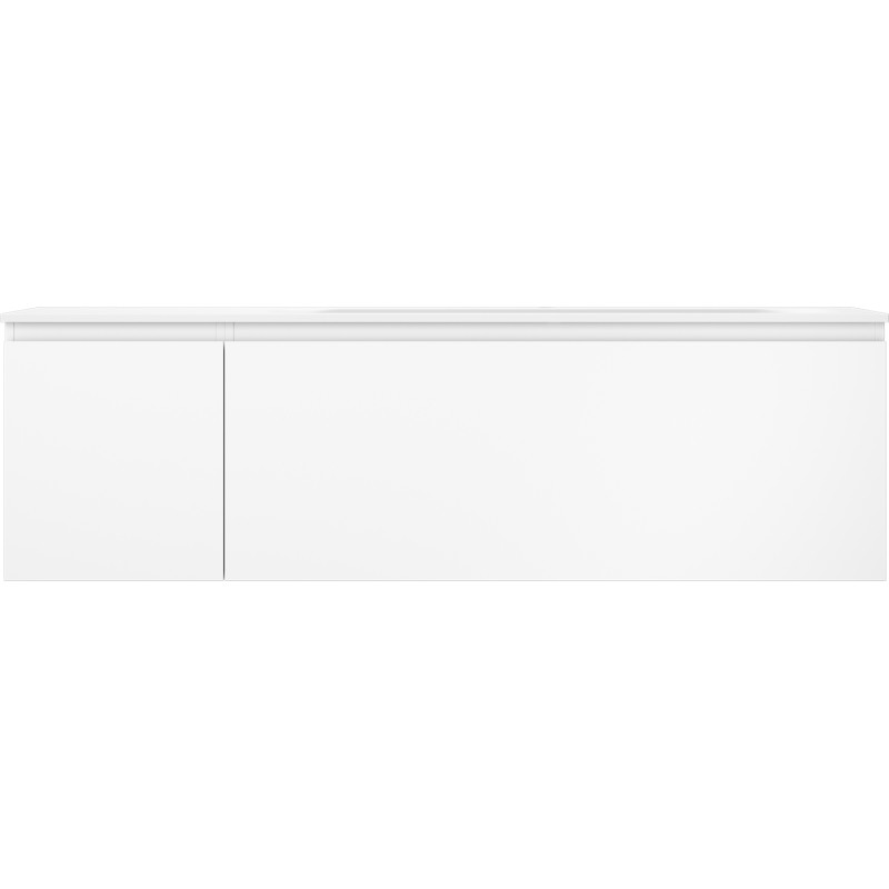 Mexen Orio kúpeľňová skrinka 160 cm s umývadlom Vela pravým, 1S, 1D, biela matná - 91A13-16047-3-BBFF01-W23P01