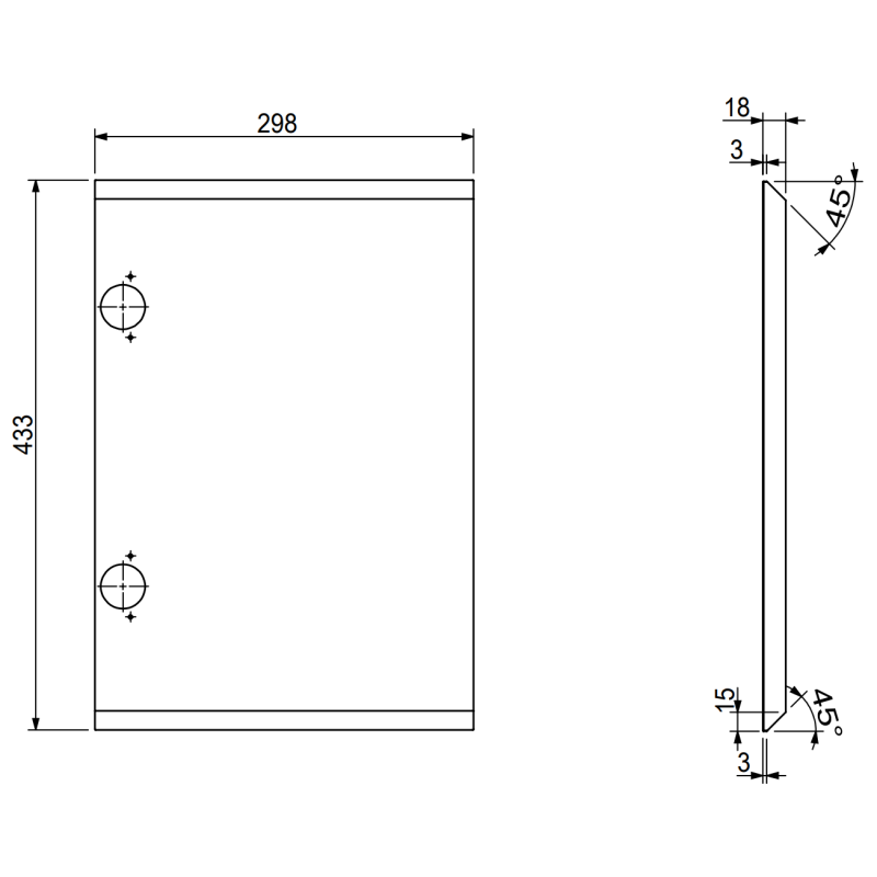 Mexen Rivel koupelnová skříňka 90 cm s umyvadlem Vela levá, 1S, 1D, drážkovaná, šedý mat/bílý mat - 91A23-09047-3-BBFF62-W23L01