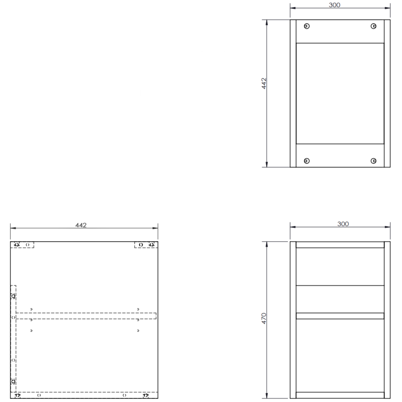 Mexen Rivel kúpeľňová skrinka 90 cm s umývadlom Vela pravá, 1S, 1D, ryhované, grafit mat/biela mat - 91A23-09047-3-BBFF66-W23P01