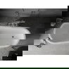 Mexen Retro voľne stojaca vaňa 150 x 73 cm, biela, chromové nožičky - 53251507300-00