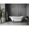 Mexen Retro voľne stojaca vaňa 150 x 73 cm, biela, chrómové nohy - 53251507300-00