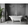 Mexen Retro samostatne stojaca vaňa 150 x 73 cm, biela, biele nohy - 53251507300-20