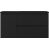 Mexen Orio kúpeľňová skrinka 90 cm s umývadlom Otis pravá, 2S, 1D, čierna matná - 91A13-09047-3-BBFFF71-W18P71