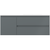 Mexen Orio kúpeľňová skrinka 120 cm s umývadlom Otis pravým, 2S, 1D, grafit mat/biela mat - 91A13-12047-3-BBFFF66-W18P01