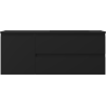 Mexen Orio kúpeľňová skrinka 120 cm s umývadlom Otis pravá, 2S, 1D, čierna matná - 91A13-12047-3-BBFFF71-W18P71