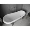 Mexen Retro voľne stojaca vaňa 170 x 75 cm, biela, nohy chróm - 53251707500-00