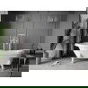Mexen Retro voľne stojaca vaňa 170 x 75 cm, biela, biele nohy - 53251707500-20