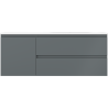 Mexen Orio kúpeľňová skrinka 120 cm s umývadlom Vela pravým, 2S, 1D, grafit mat/biela mat - 91A13-12047-3-BBFFF66-W23P01