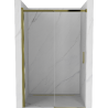 Mexen Omega posuvné sprchové dvere 100 cm, transparentné, zlaté - 825-100-000-50-00