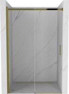 Mexen Omega posúvacie sprchové dvere 110 cm, transparentnéné, zlatá - 825-110-000-50-00