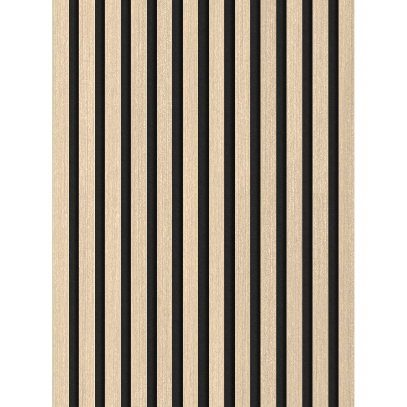 Mexen Lam-F akustické stenové lamely 275 x 30 cm, plsť 8 mm, technická dyha, Pieskový Dub - S105-275307-3015-001