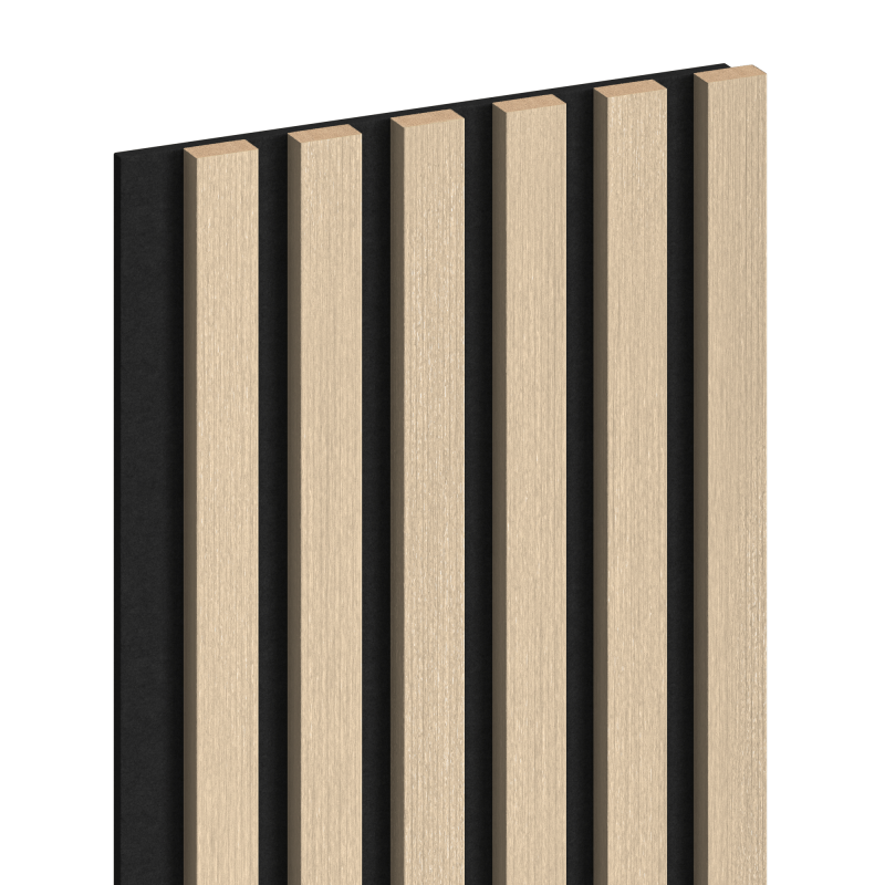 Mexen Lam-F akustické stenové lamely 275 x 30 cm, plsť 8 mm, technická dyha, Pieskový Dub - S105-275307-3015-001